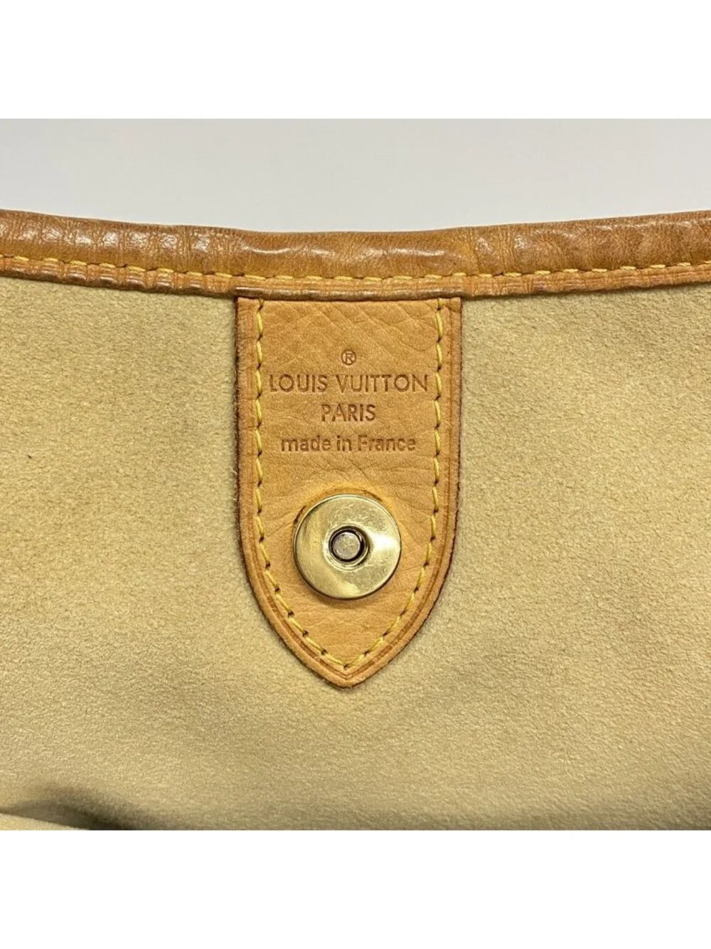 Louis Vuitton Shoulder Bag Damier Azur Galleria PM White